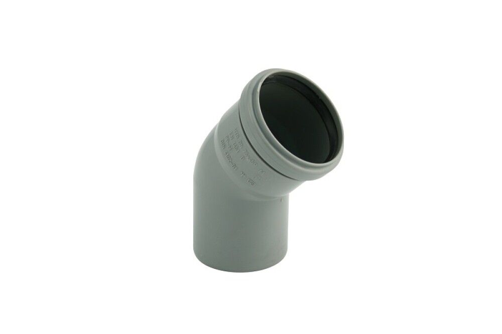 Sisekanalisatsioonitoru põlv Marley HT DN 50 45°