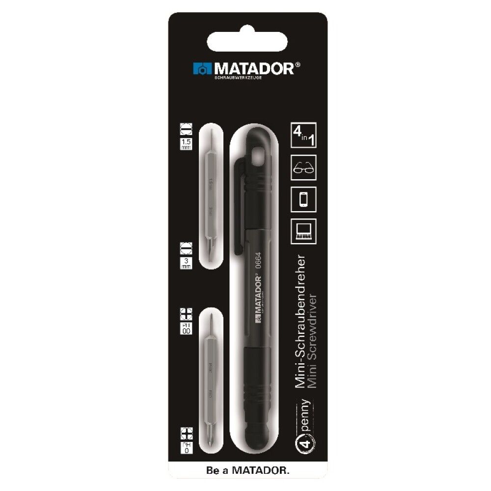 Mini kruvikeeraja Matador 4-osaline