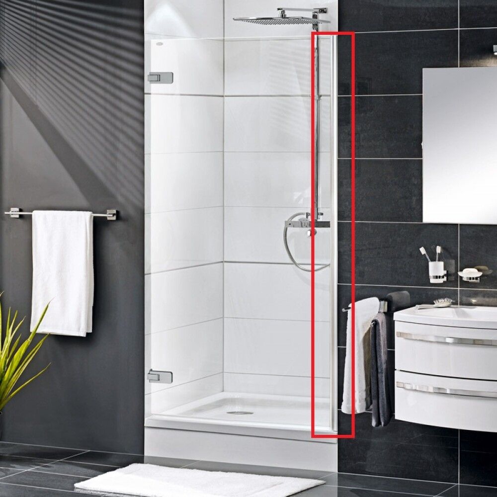 Dušiukse paigaldusprofiil Air hõbedane