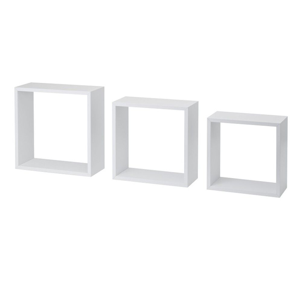 Seinariiulite komplekt Dolle Frame valge 3 tk