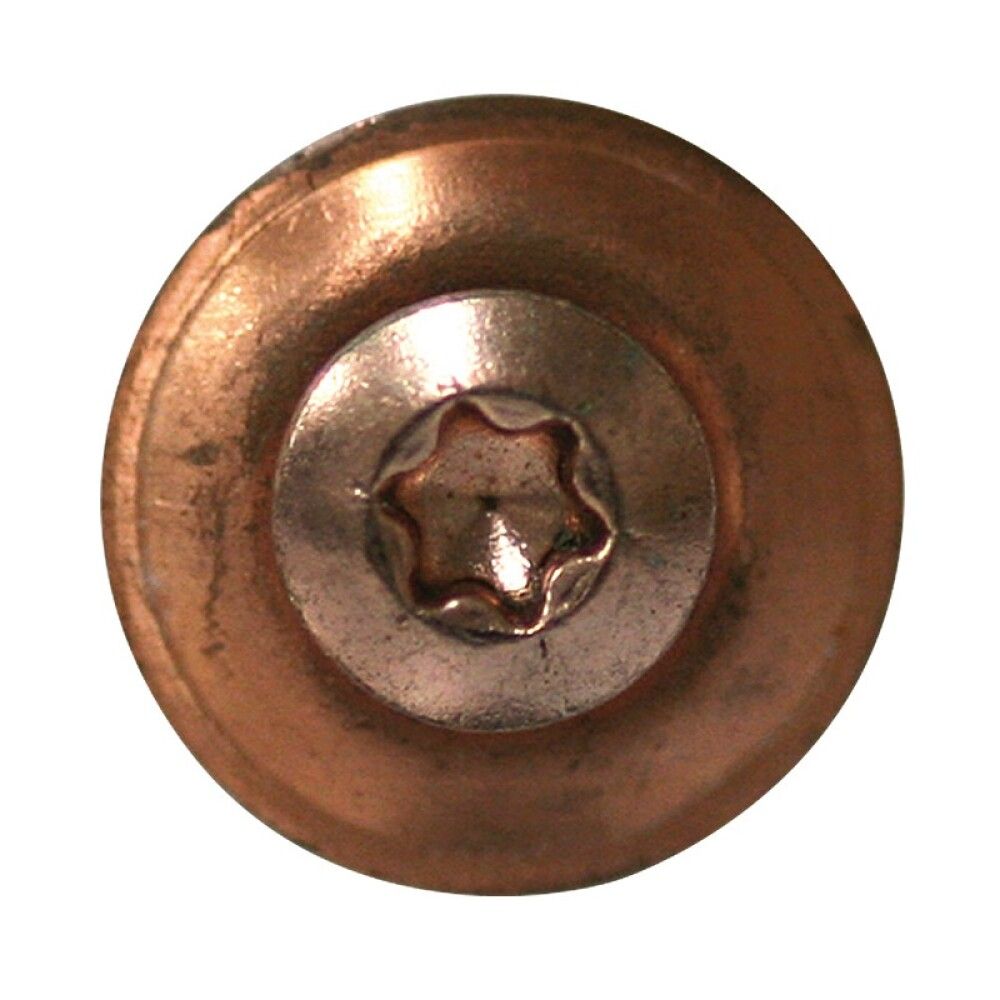 Katusekruvid Profi Depot läätspea TX15, A2, vask 4,5 x 60 mm, 75 tk