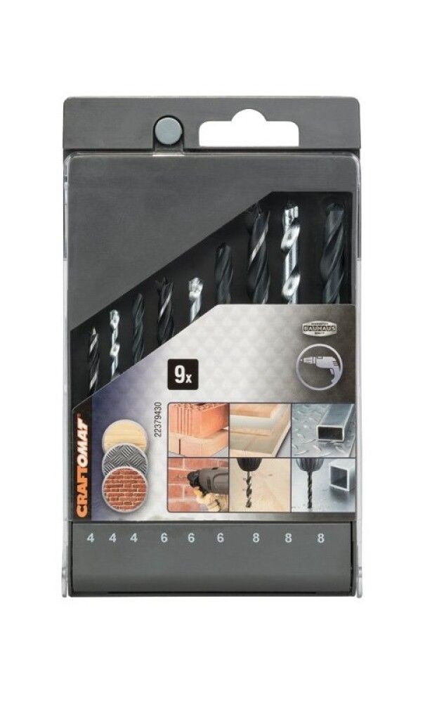 Puuride komplekt Craftomat 9 tk