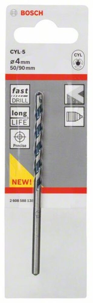 Betoonipuur CYL-5 4 x 90 mm