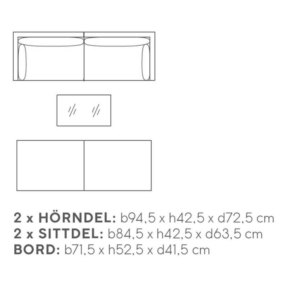 Diivanikomplekt SunFun All In One hall