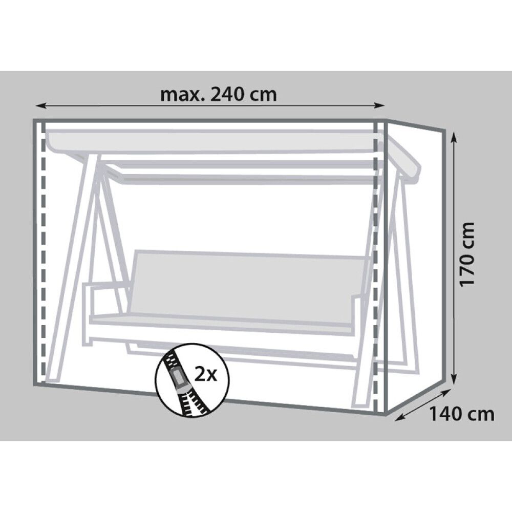 Kiigekate Sunfun 240 x 140 x 170 cm