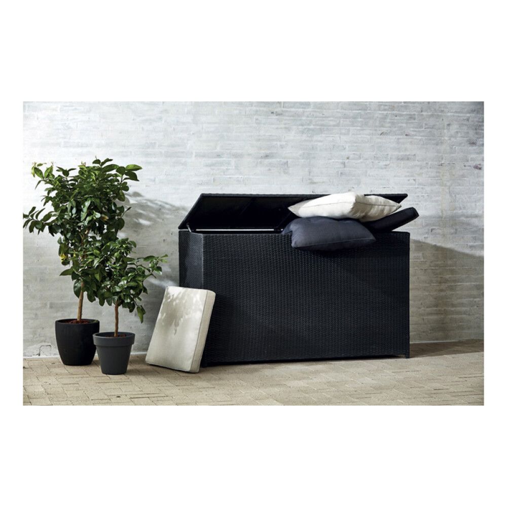 Säilituskast SunFun Barbuda 160 x 97 x 75 cm, must