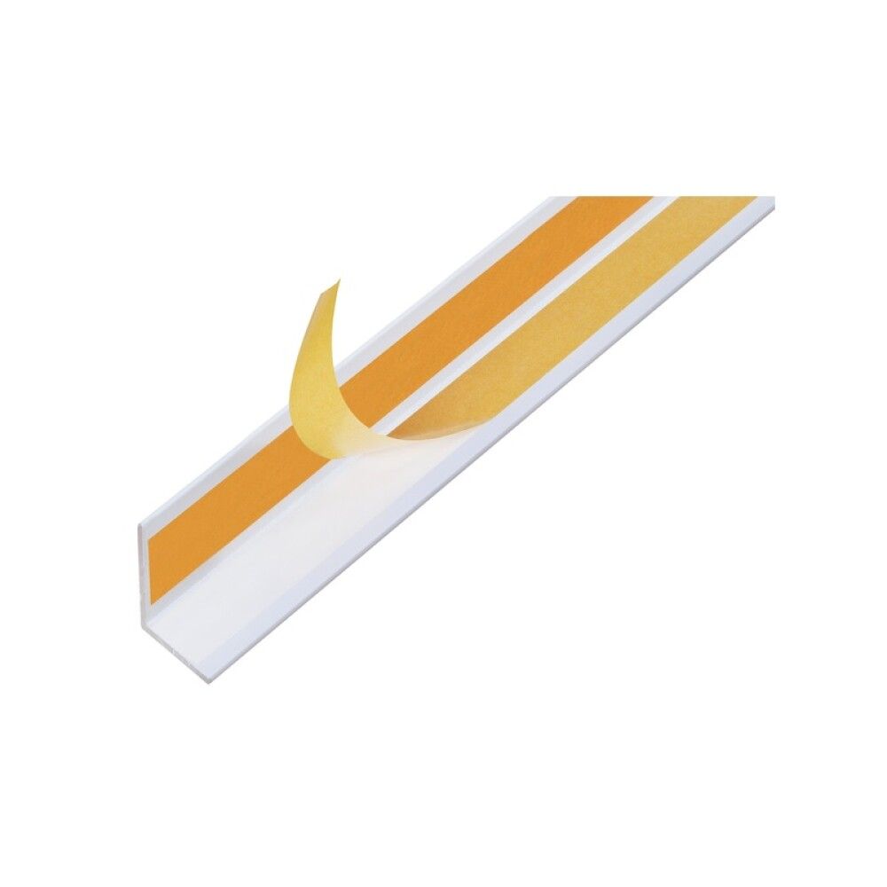 Nurgaprofiil PVC iseliimuv 30 x 30 x 2600 mm