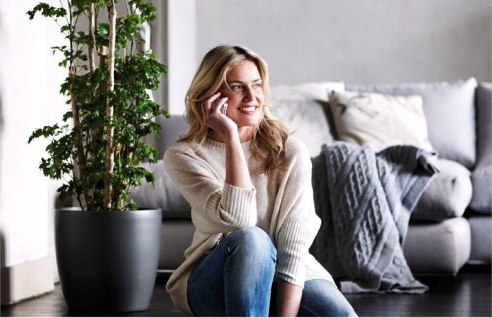 Ümbrispott Brussels Ø 40 cm, tumehall