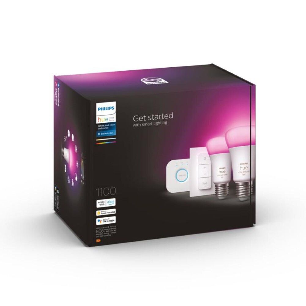 Stardikomplekt Philips Hue WCA 9 W A60 E27 hämaralülitiga
