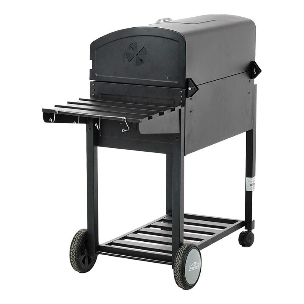 Söegrill Kingstone Black Angus must/hõbe