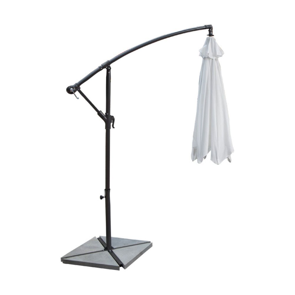 Päikesevari SunFun Toscana Ø 300 cm Looduslik valge