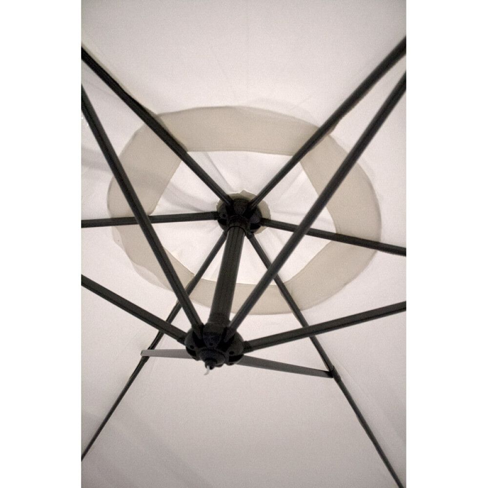 Päikesevari SunFun Toscana Ø 300 cm Looduslik valge