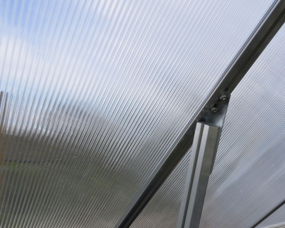 Kasvuhoone Palram-Canopia Mythos 4,6 m², hõbedane