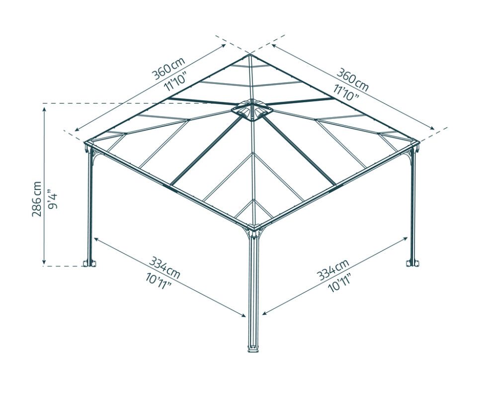 Aiapaviljon Palermo 3600