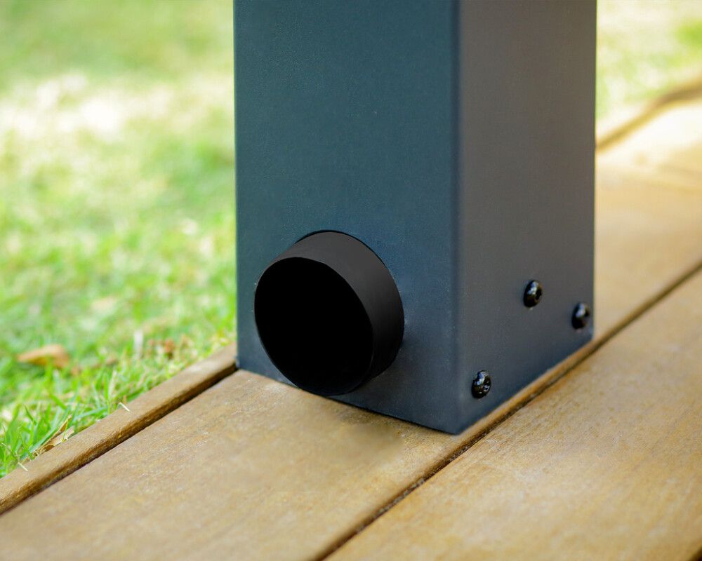 Terrassikatus Canopia Stockholm hall/läbipaistev 515 cm