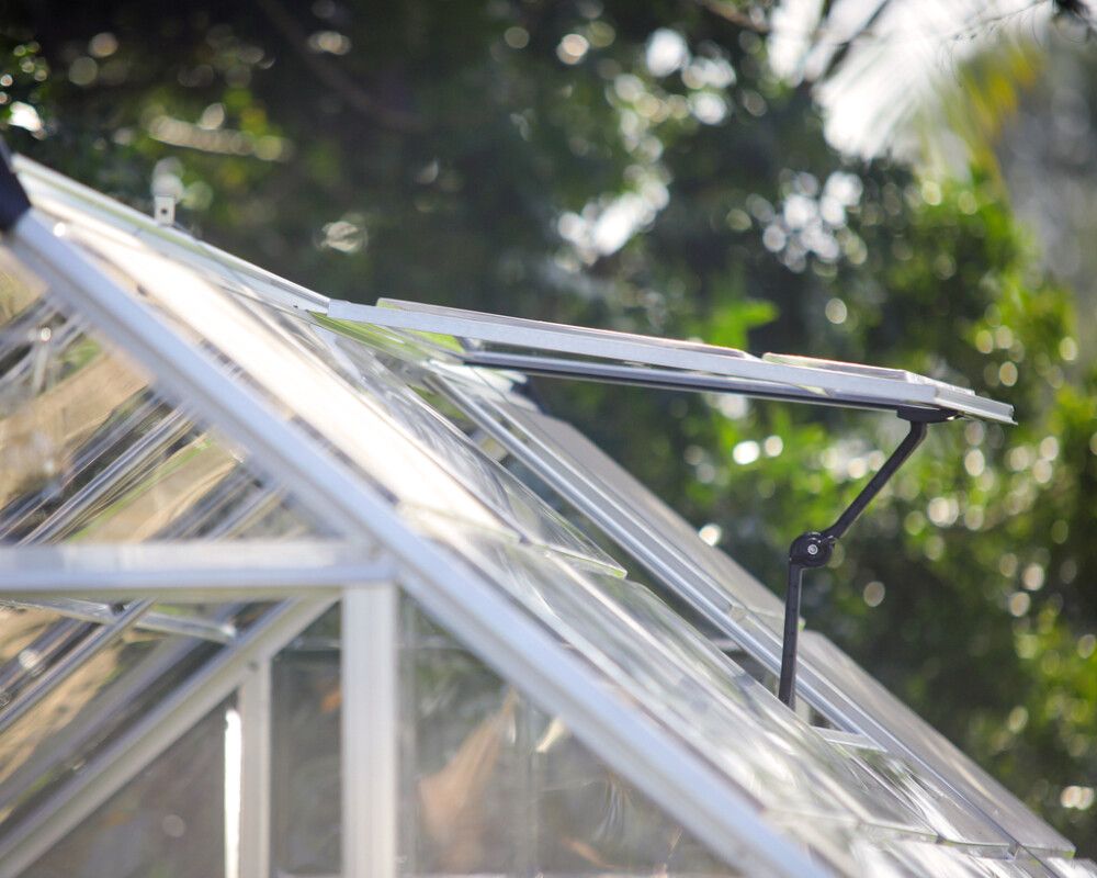 Kasvuhoone Palram-Canopia Harmony 4,6 m², hõbedane
