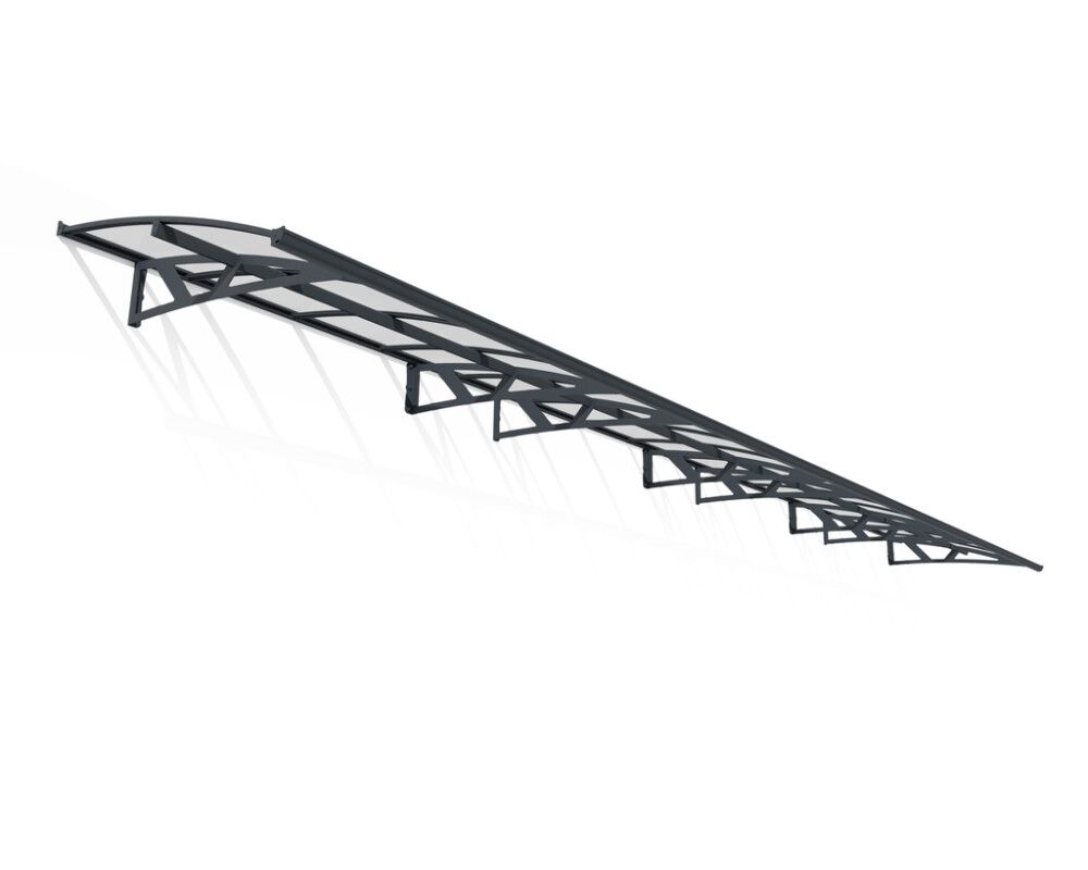 Varikatus Canopia Amsterdam 1,4 x 8,9 m läbipaistev/hall
