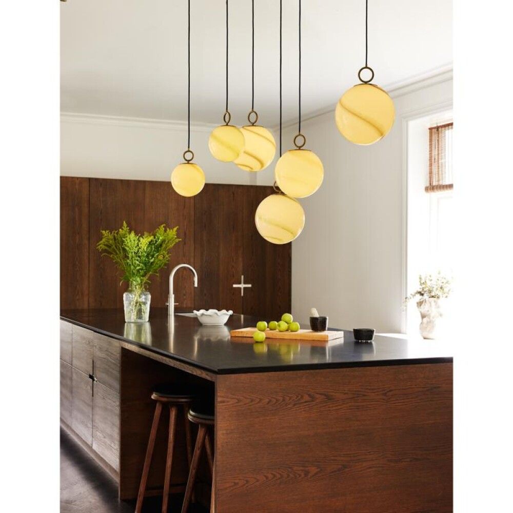 Rippvalgusti Halo Design Stockholm Ø25, pruun marmor