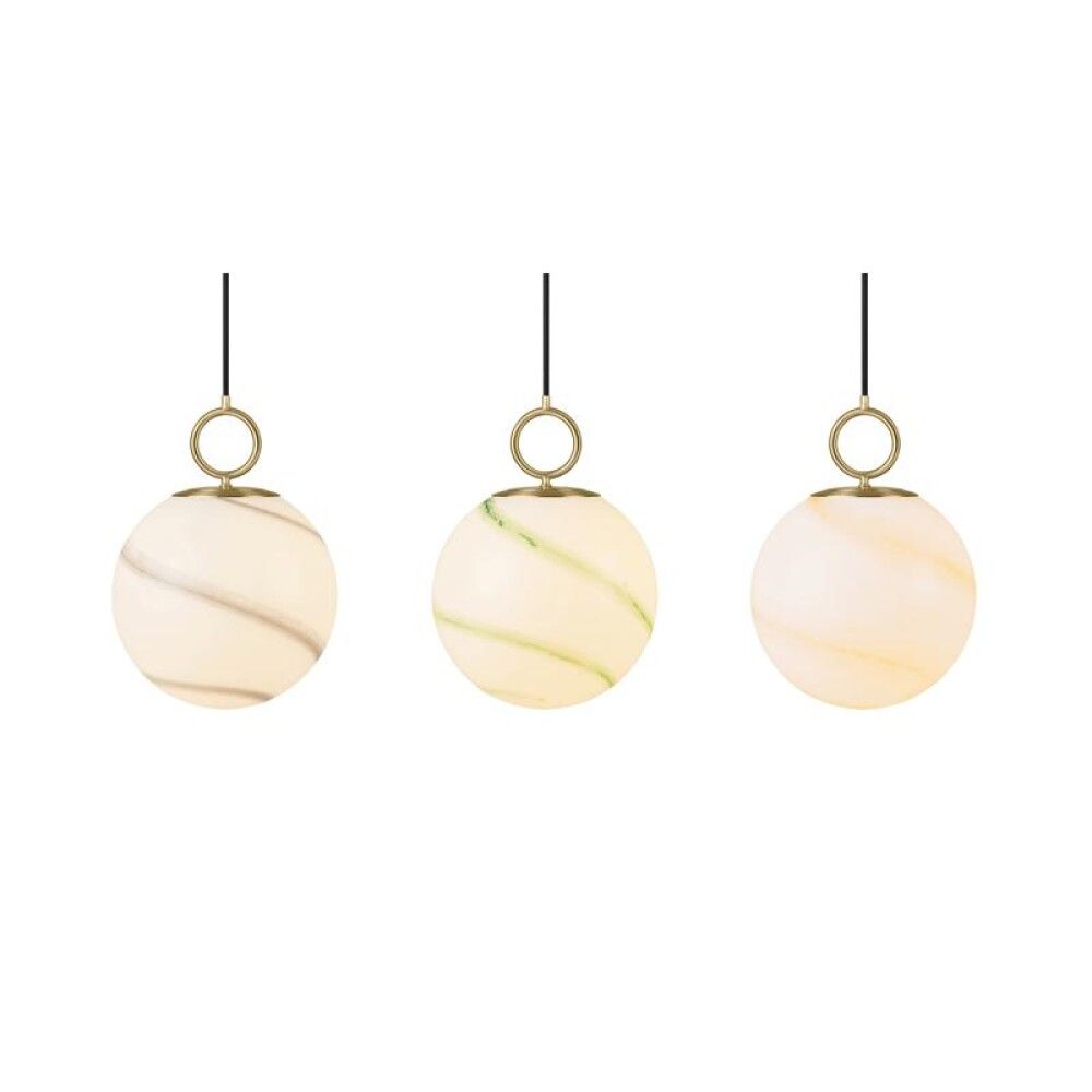 Rippvalgusti Halo Design Stockholm Ø25, pruun marmor