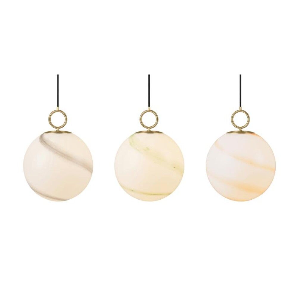 Rippvalgusti Halo Design Stockholm Ø30, pruun marmor