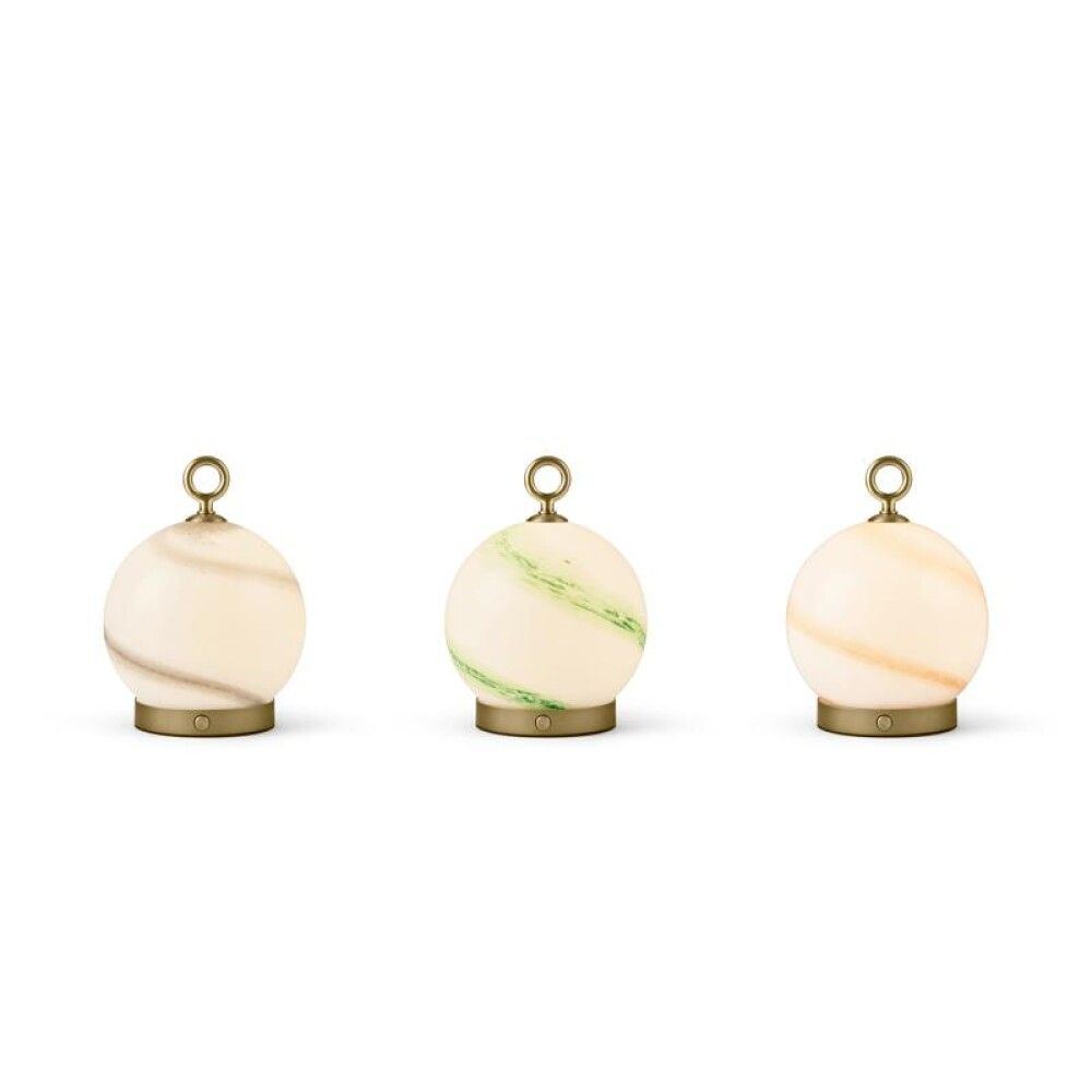 Lauavalgusti Halo Design Stockholm Ø 15, pruun marmor akuga