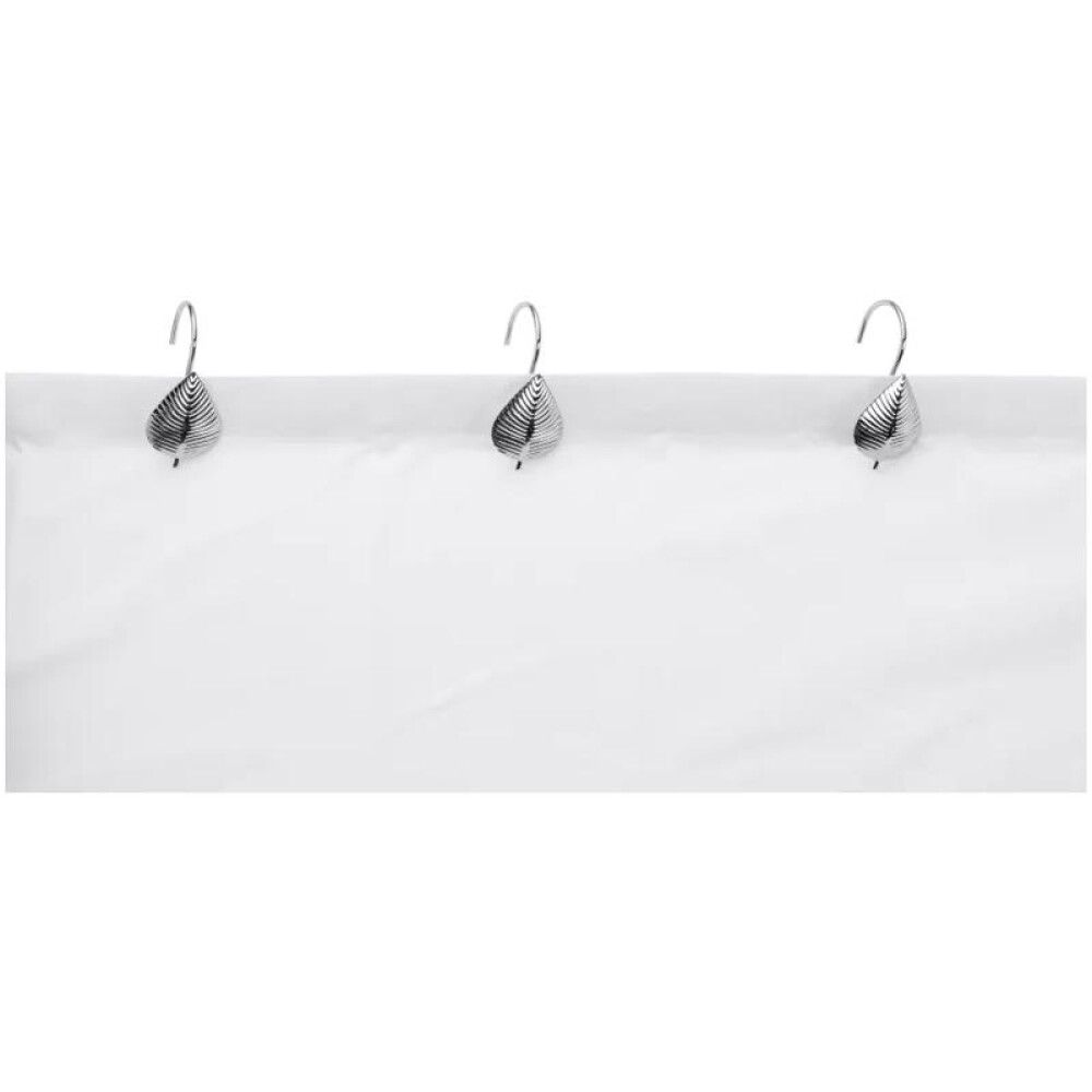 Dušikardina rõngad Diaqua Leaf kroom 7 x 4,5 cm 12 tk/pakk