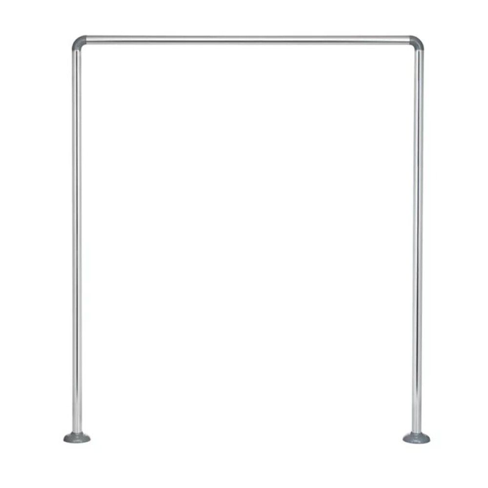 Dušikardinatugi Diaqua Ø 2,2 x 90 x 80 x 90 cm Kroom