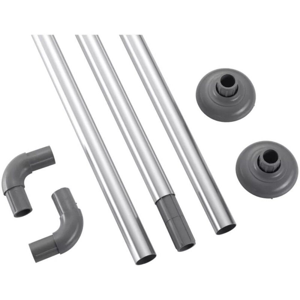 Dušikardinatugi Diaqua Ø 2,2 x 90 x 80 x 90 cm Kroom