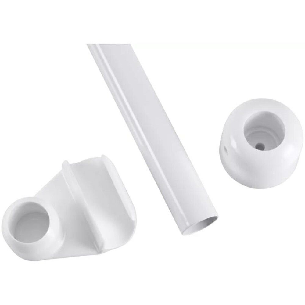 Laekinnitus dušikardinapuule Diaqua Basic Ø 2,2 x 60 cm Valge