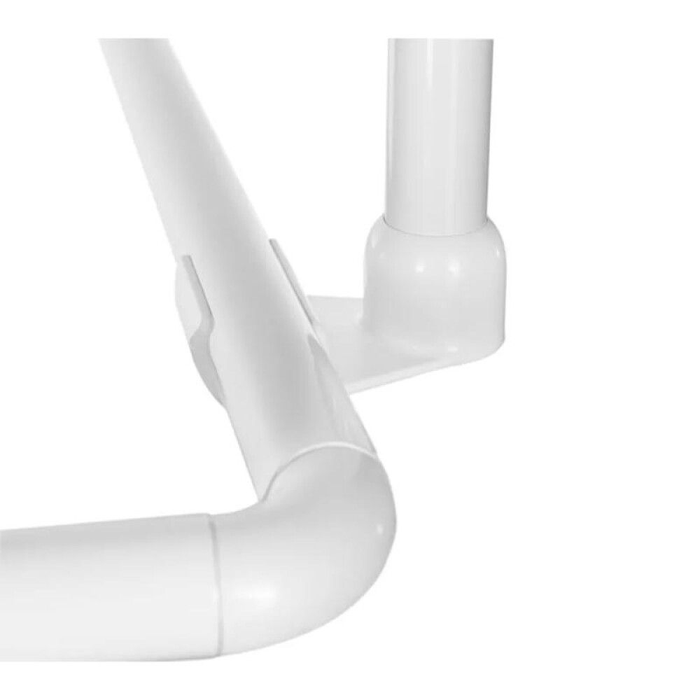 Laekinnitus dušikardinapuule Diaqua Basic Ø 2,2 x 60 cm Valge