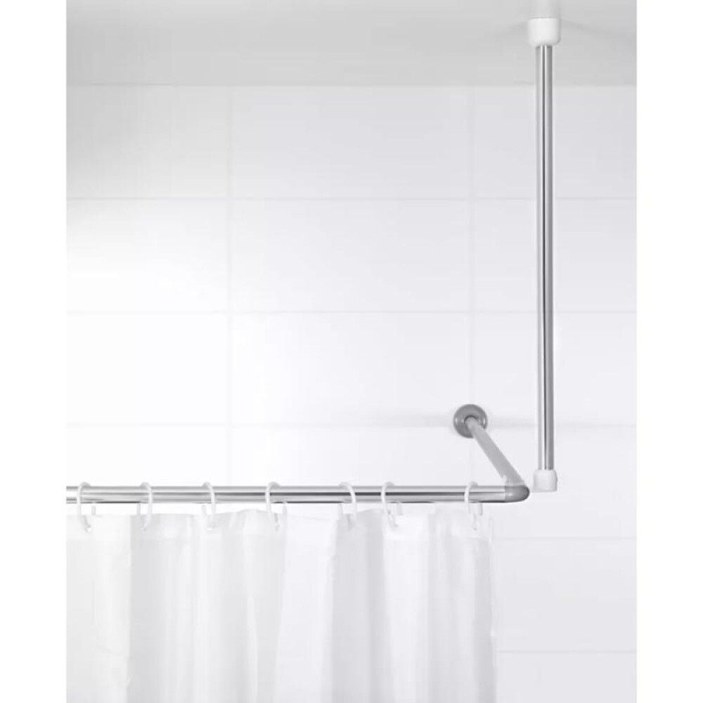 Laekinnitus dušikardinapuule Diaqua Basic Ø 2,2 x 60 cm Kroom