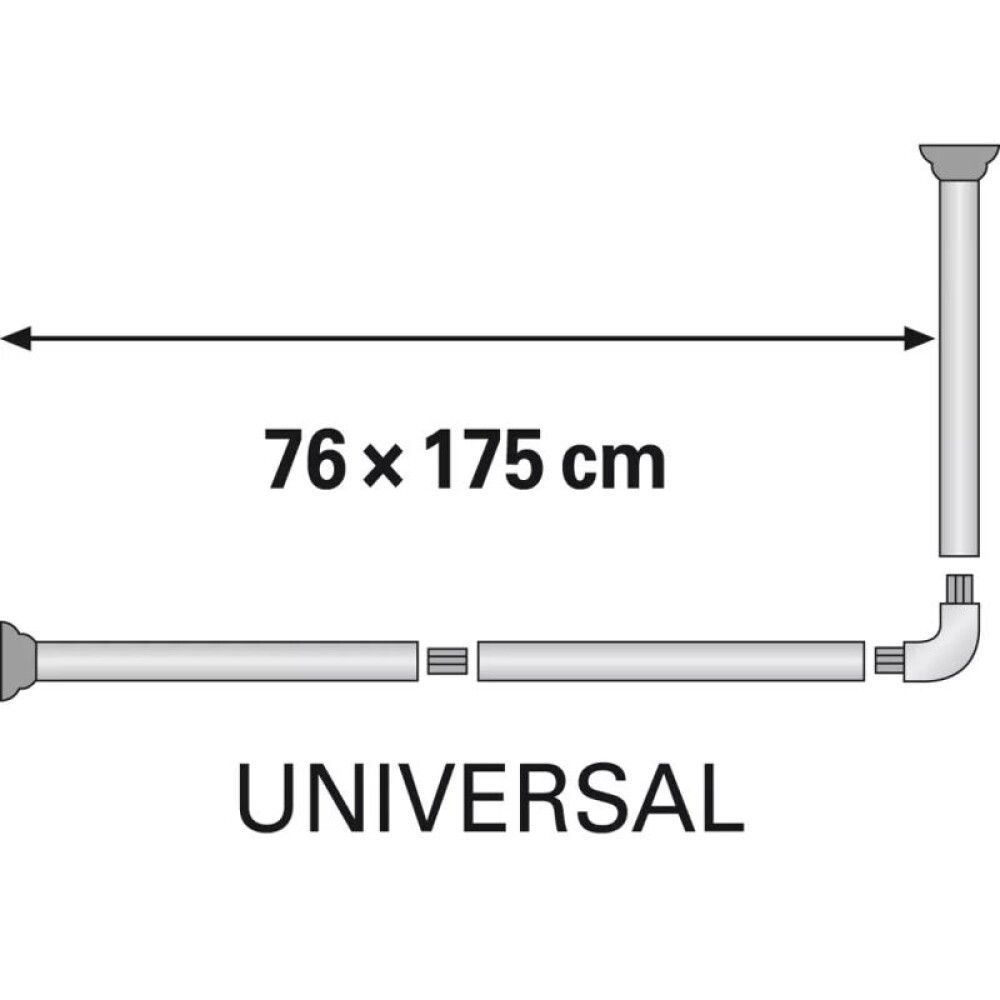Dušikardintoru Diaqua Ø 2,2 × 90 × 80 × 90 cm valge