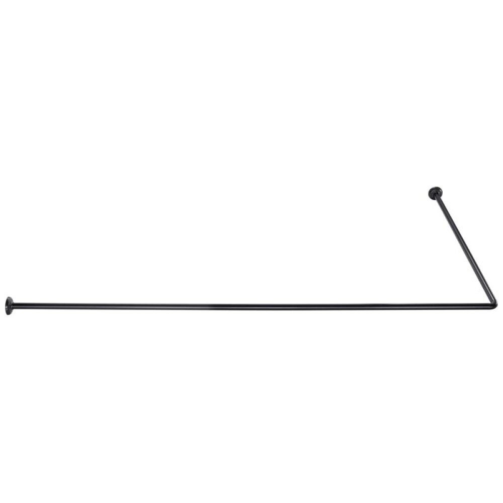 Dušikardina toru Diaqua Ø 2,2 x 90 x 80 x 90 cm Must