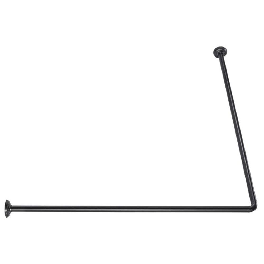 Dušikardina toru Diaqua Ø 2,2 x 90 x 80 x 90 cm Must