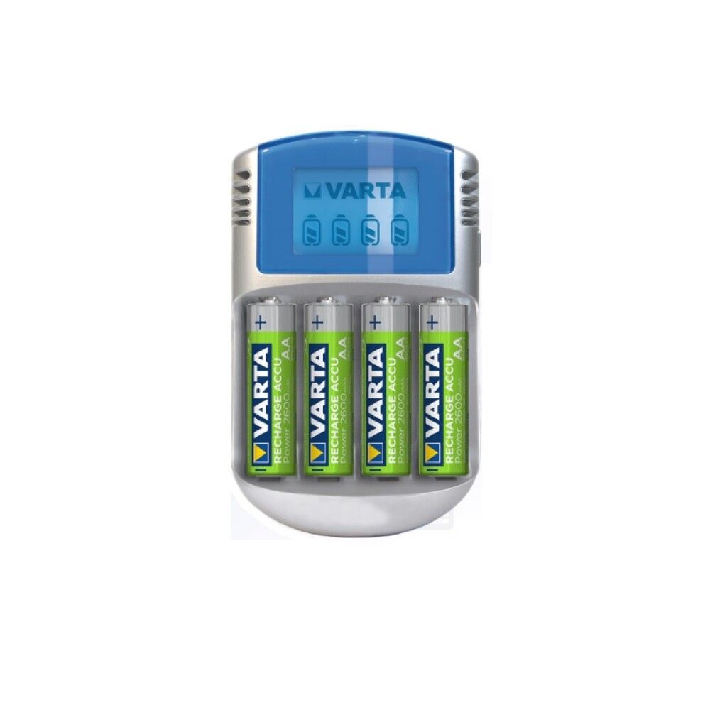 LCD akulaadija Varta 4 x AA/AAA 2600 mAh akud