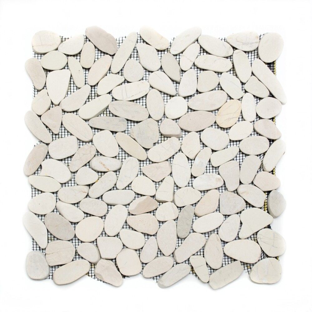 Looduskivimosaiik Kiesel XKS IN14, valge 30,5 x 30,5 cm