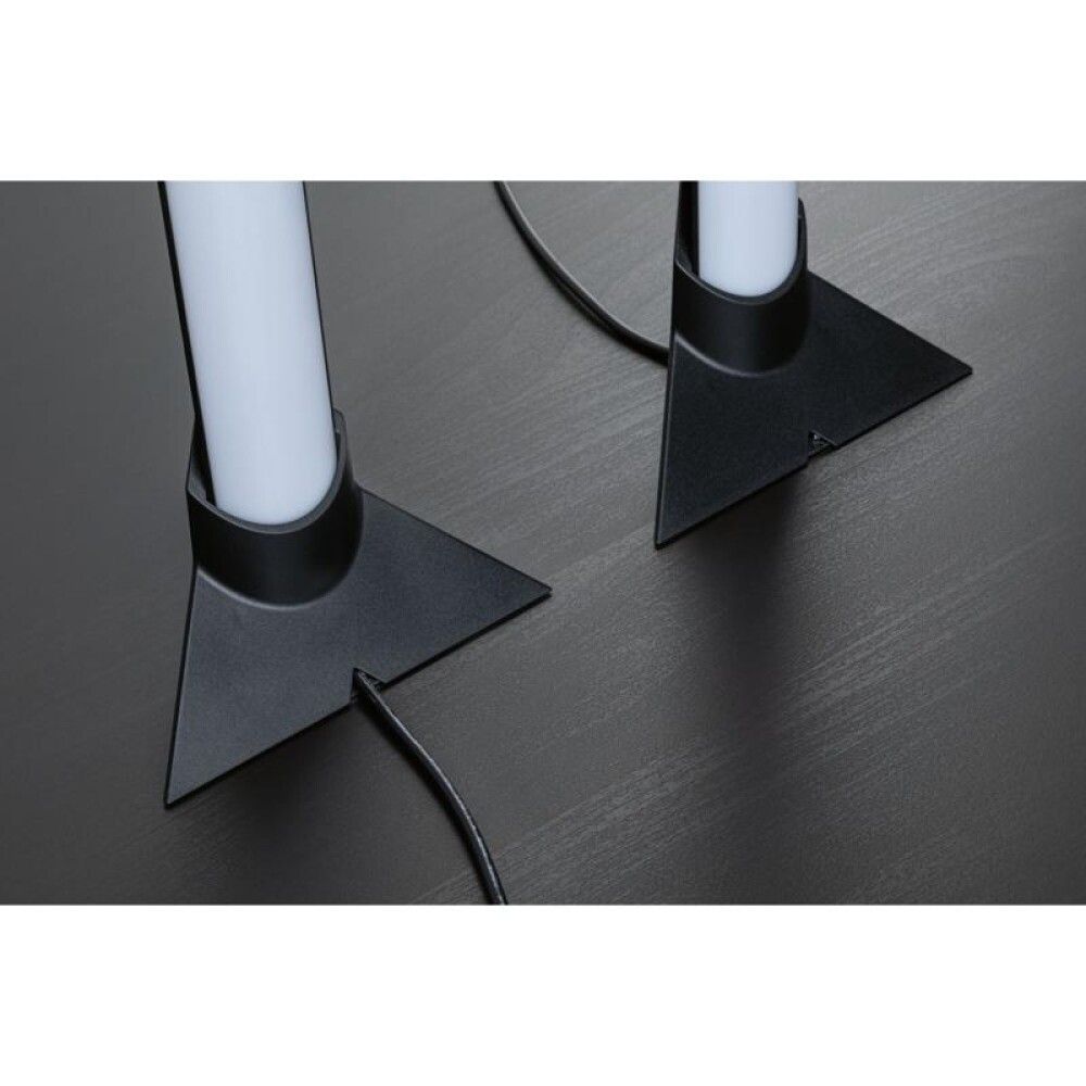 Valgusposti-aluse komplekt  Paulmann Base Vertical must