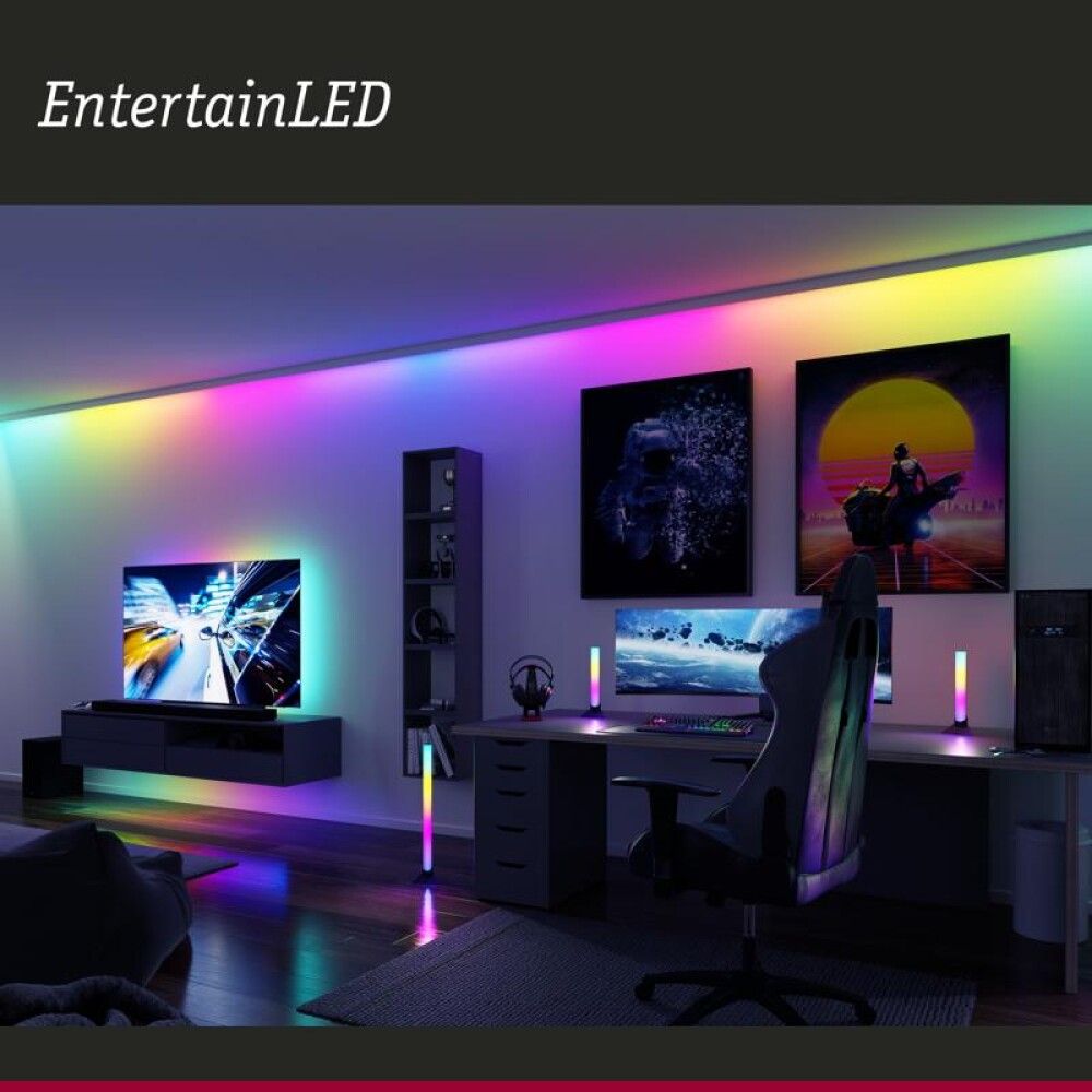 Led-riba Set Dynamic 5 m 10.5W Rainbow RGB 12V DC