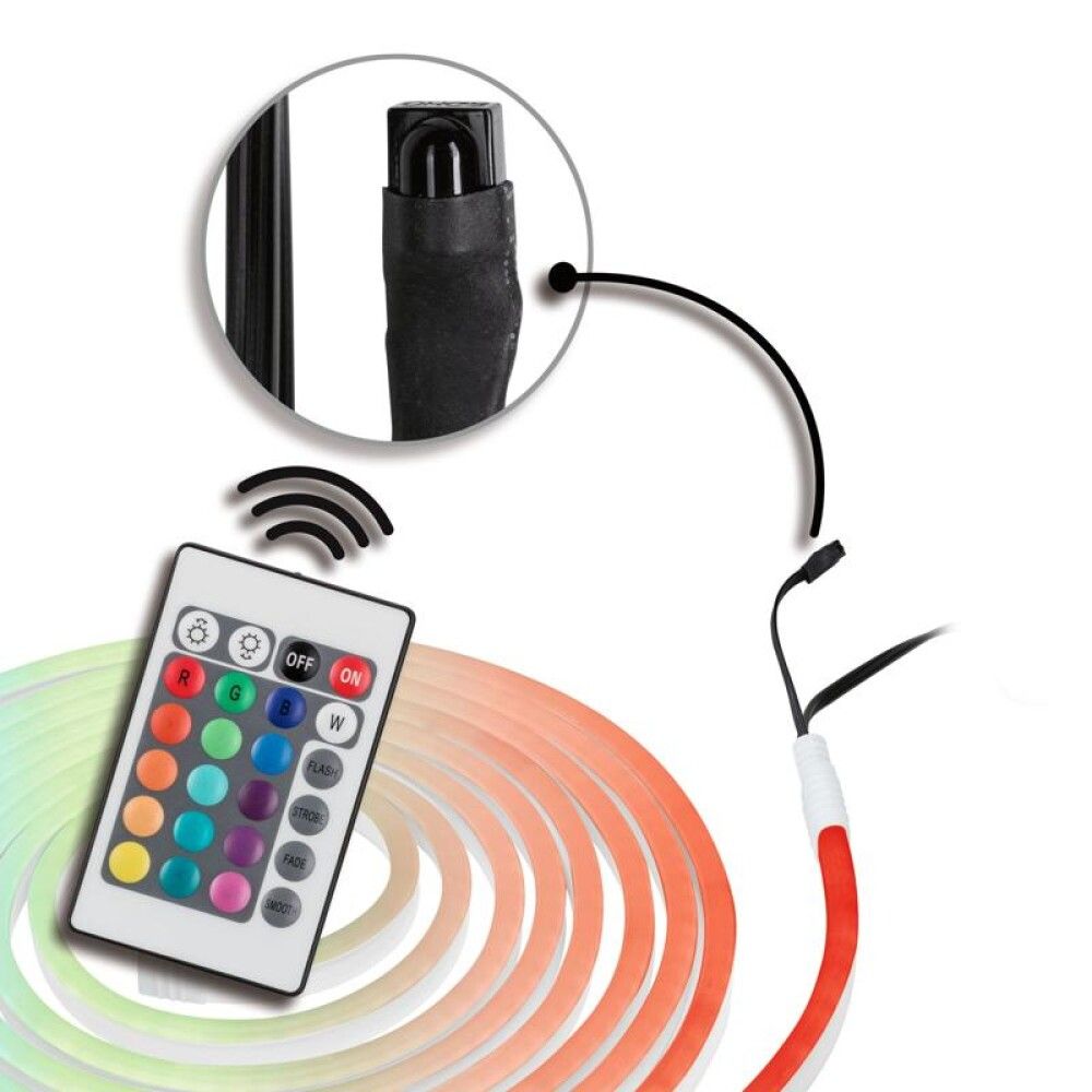 LED-valgusriba Paulmann SimpLED välikomplekt RGB 3 m valge