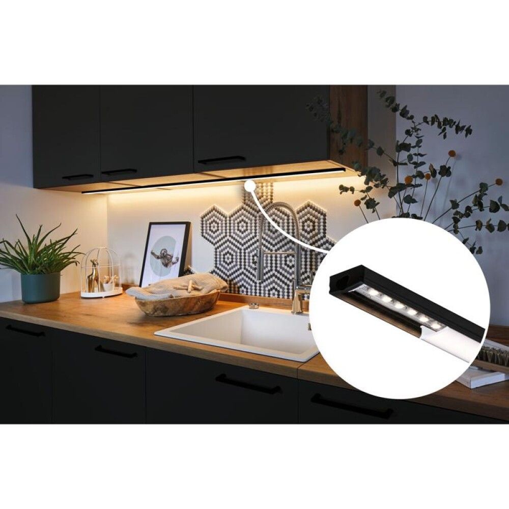 LED-valgusriba profiil Paulmann  Alus Valge hajuti 2m must