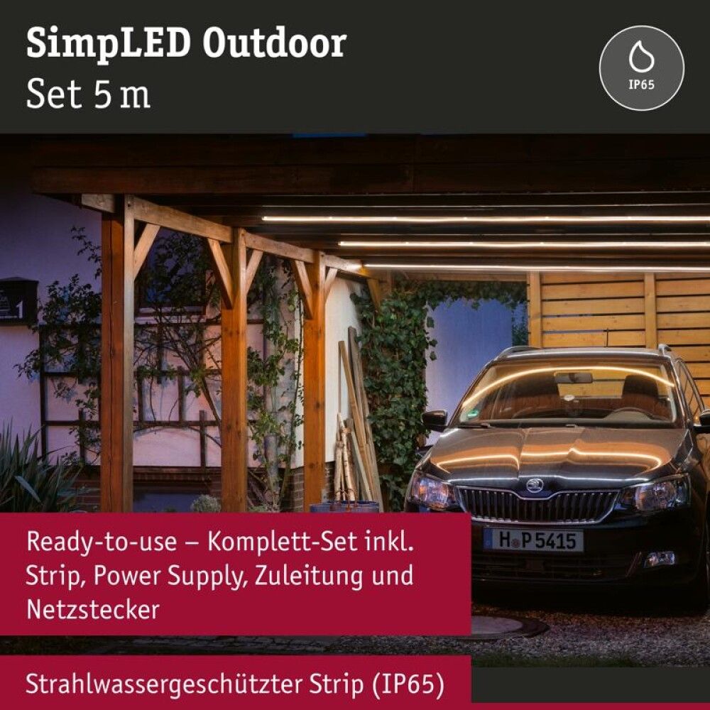 LED-valgusriba Paulmann SimpLED Outdoor 5 m