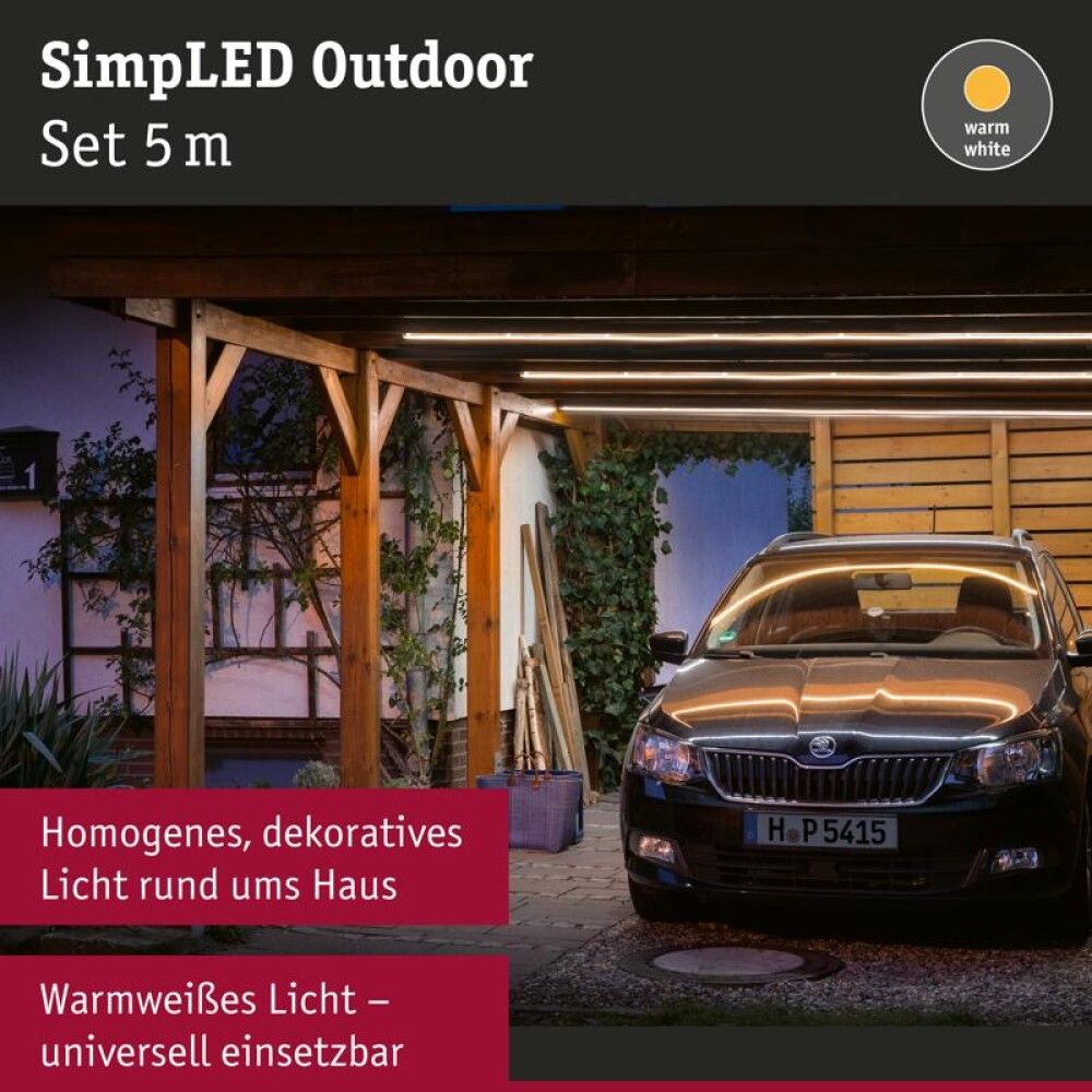 LED-valgusriba Paulmann SimpLED Outdoor 5 m