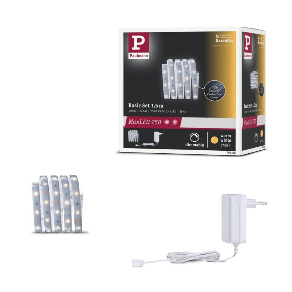 LED- valgusriba Paulmann Maxled Basic 250 soe valge 1,5 m, IP44