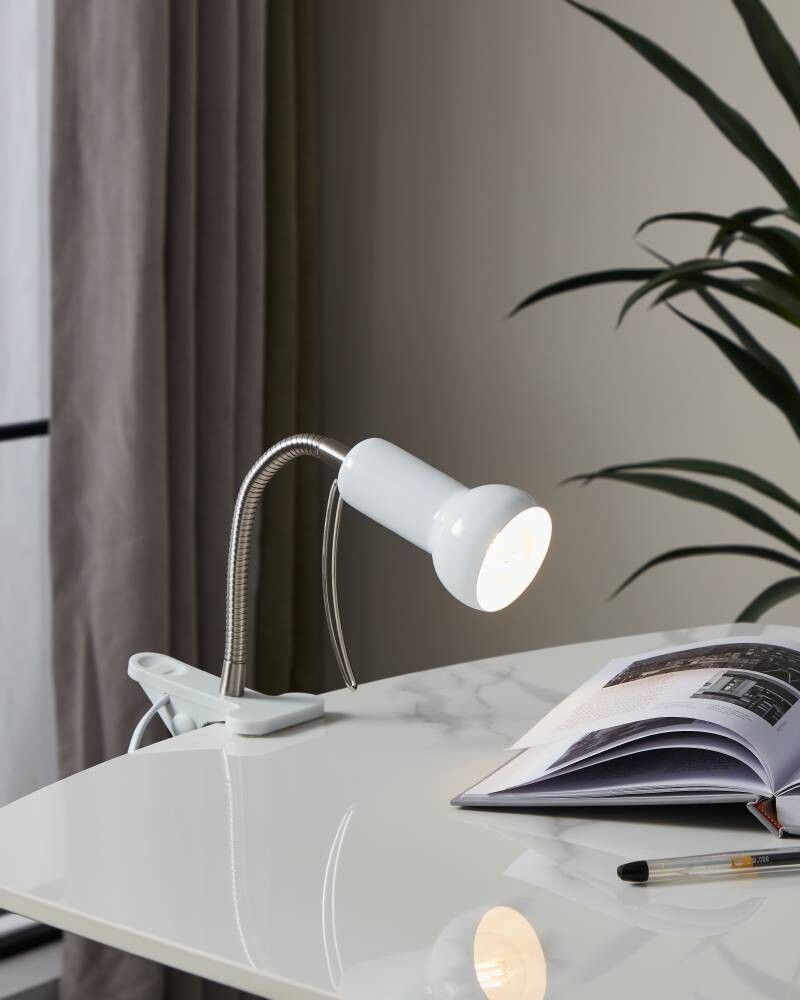 Klipsvalgusti Eglo Fabio Valge