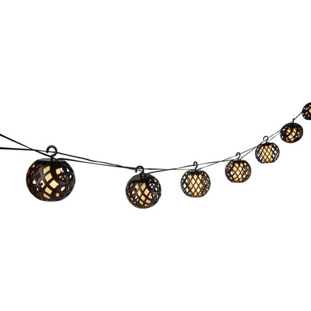 LED-päikesepatareiga valgussari Bauhaus Flame 8-osaline