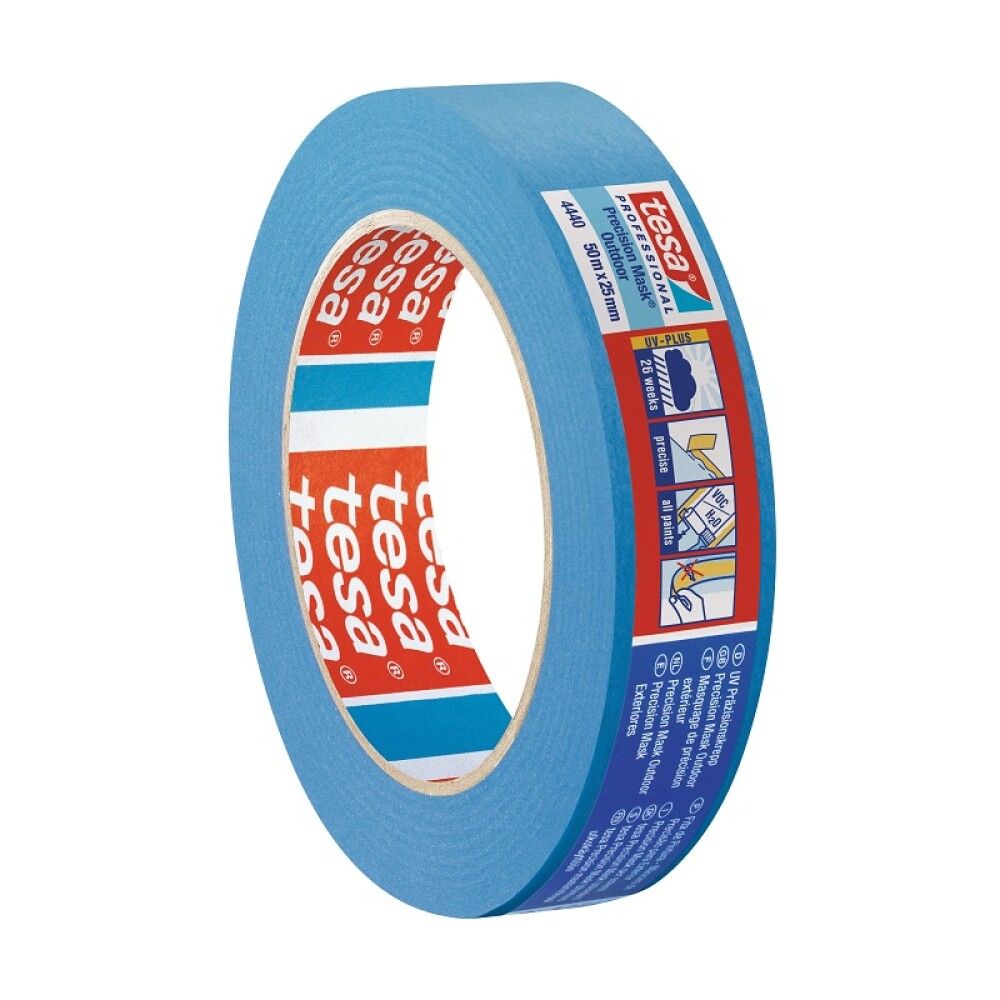 Maalriteip tesa® Precision Outdoor sinine  25 m x 25 mm