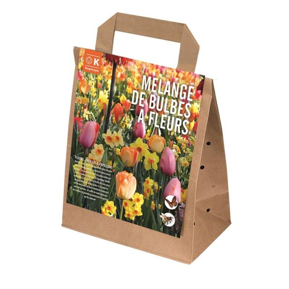 Sibullilled 25 tk Blooms, Bees & Butterflies pastelne