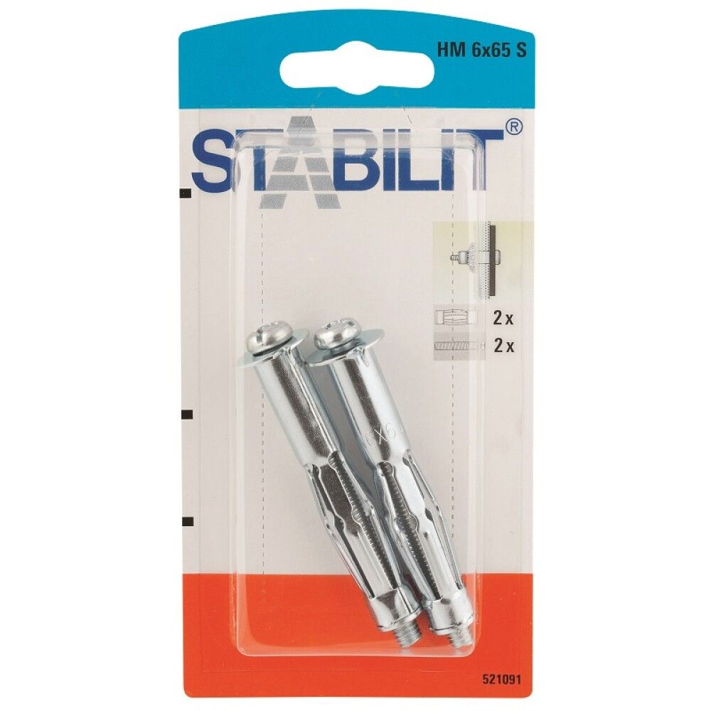 Metalltüübel M6 x 65 mm