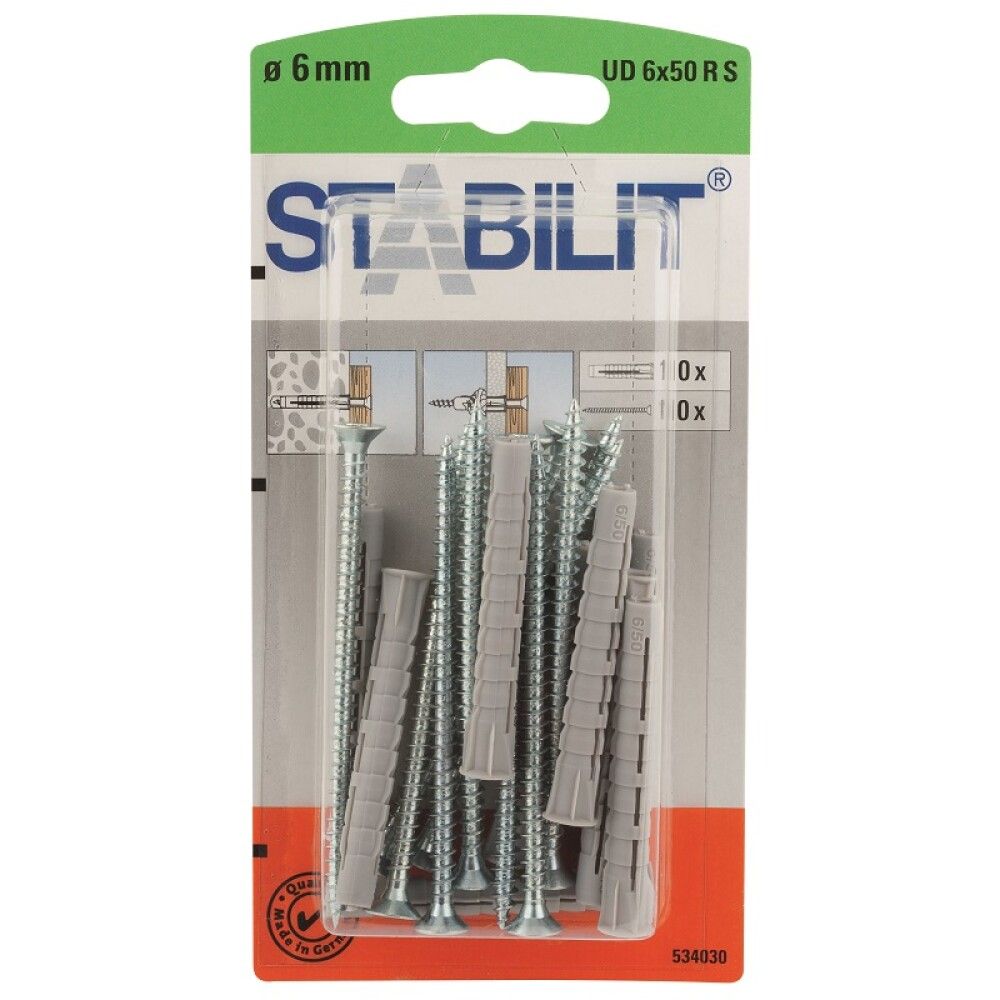 Tüübel kraega Stabilit 6 x 50 mm