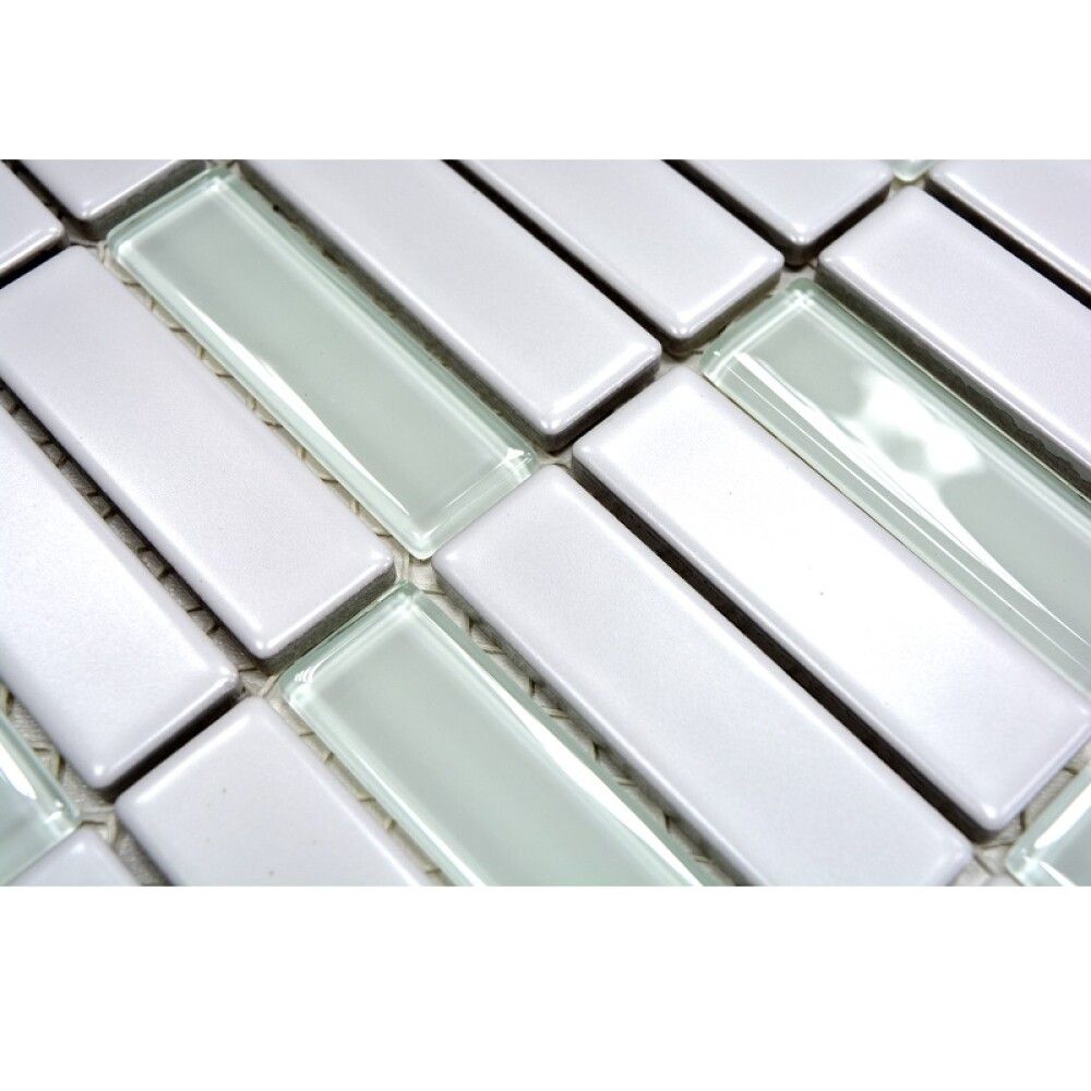 Mosaiik Mix valge matt 29,5 x 29 cm